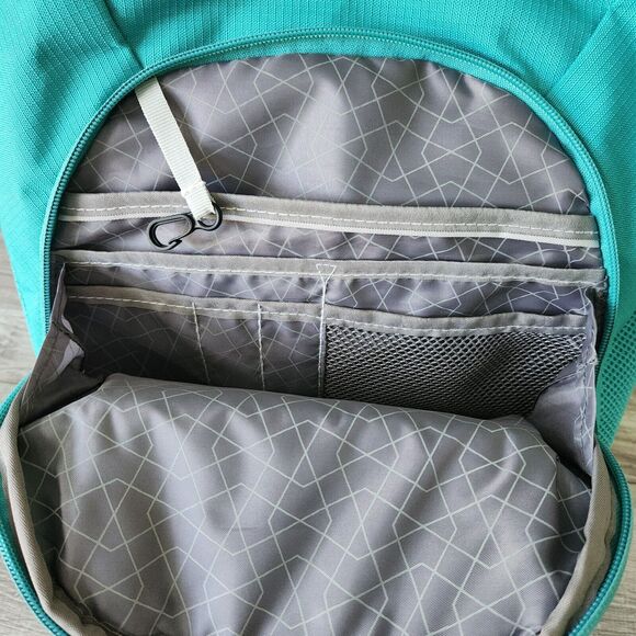 High Sierra Unisex Riprap Water Repellent Everyday Laptop Backpack Aqua Blue - Picture 11 of 16